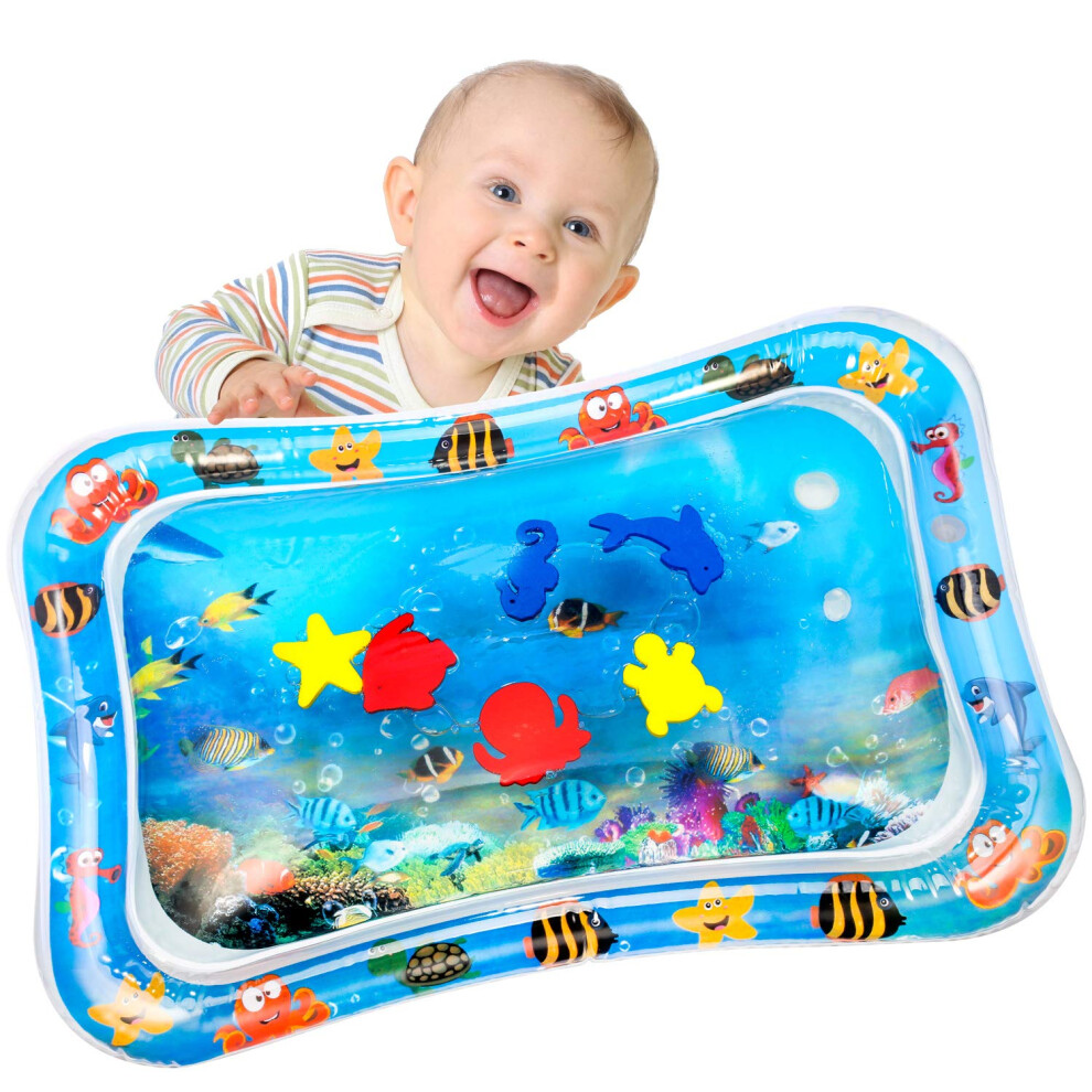 Photos - Inflatable Pool Water mat baby, baby toys 3 6 9 months Inflatable water play mat