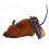 Mini Remote Control Mouse Mice Cat Toy Funny Pranks for Adults Brown 1
