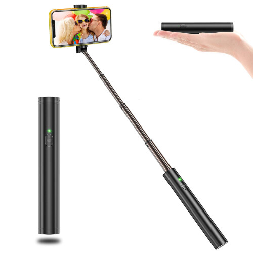 Selfie Stick Tripod, All in One Extendable Bluetooth Selfie Stick with Wireless Remote Shutter 2