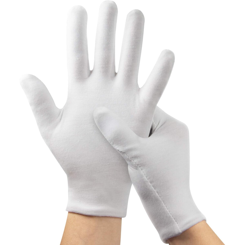 Yohou 5Pairs Moisturizing Gloves Overnight, Cotton Gloves For Dry Hands Eczema
