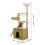 Living And Home Luxurious Cat Tower Set with Scratching Board 7