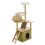 Living And Home Luxurious Cat Tower Set with Scratching Board 1