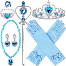 Princess Dress Up Accessories 9 pcs Princess Jewelry Toys Girls Toys