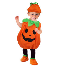 Baby Boys Girls Halloween Pumpkin Onesie Body+Hat+Shoes Costumes - 100cm