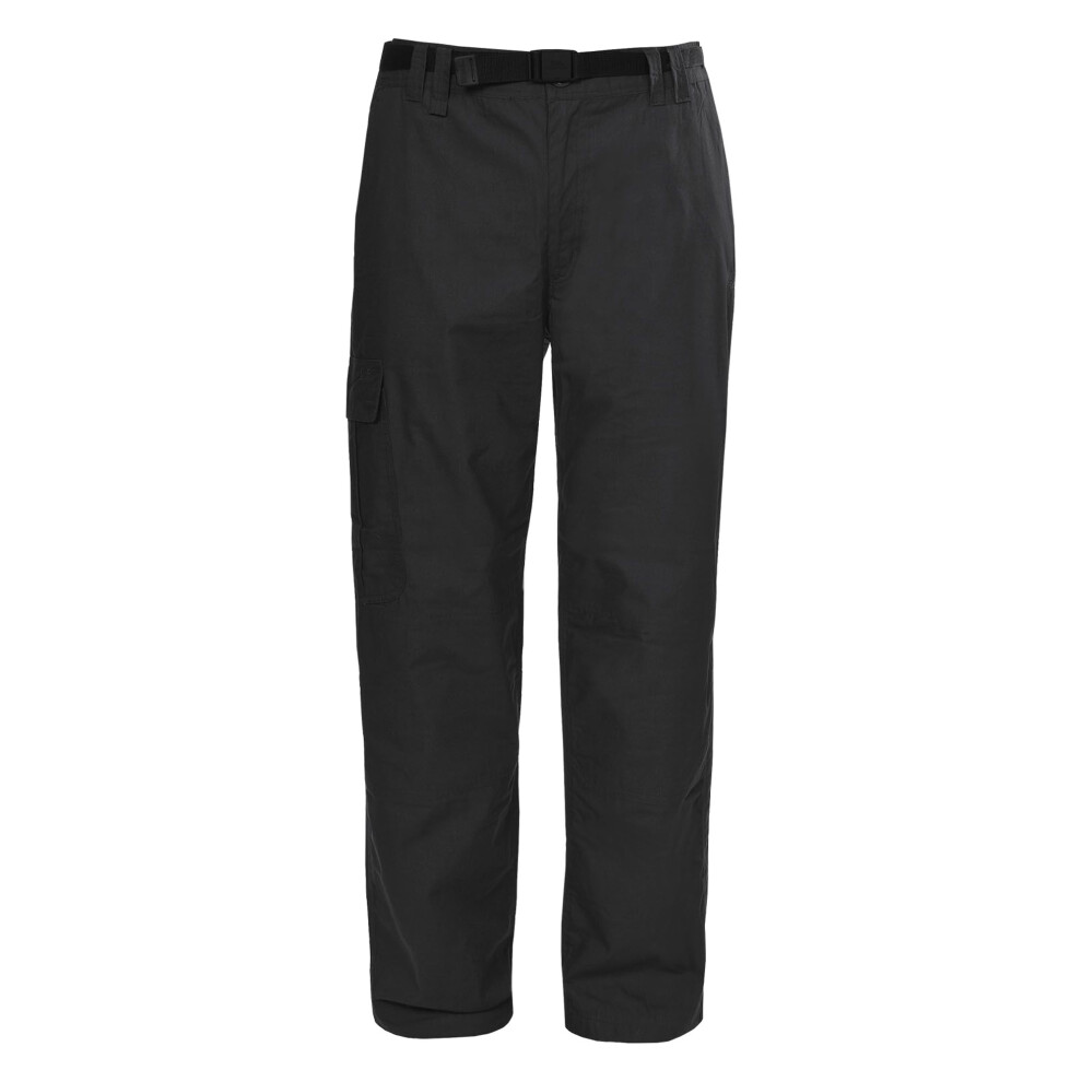 Men's Trespass Mens Clifton Cargo Trousers - Black - Size: XL