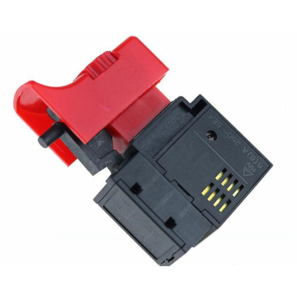 1pcs Fa2-6/1bek 250v 6a 5e4 Lock On Tool Electric Drill Trigger Switch Electric Tool Fittings Switc