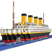 1860pcs Titanic Shape Model Building Blocks Model Construction Kit
