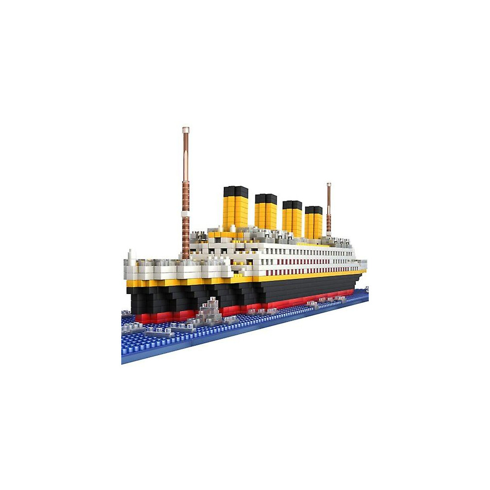 1860pcs Titanic Shape Model Building Blocks Model Construction Kit