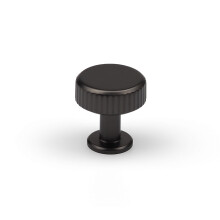 (30mm Knob	) Dark Grey Anthracite Cabinet Bar Handles and Knobs