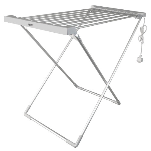 Igenix Igenix IGHA068S Foldable Electric Heated Airer, Silver