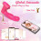3-in-1 APP Controlled Thrusting Vibrator - 10 Licking & Snapping Modes 2