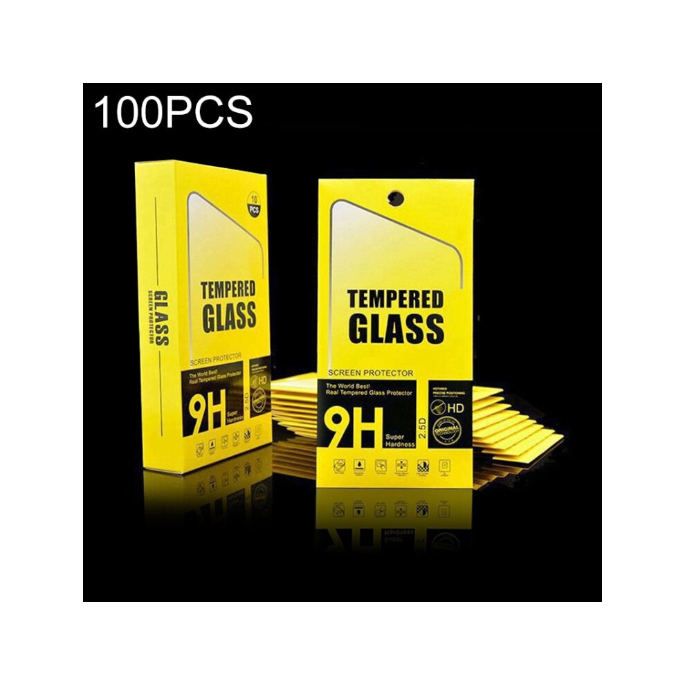 100 PCS Tempered Glass Film Screen Protector Thick Package Packing Paper Box