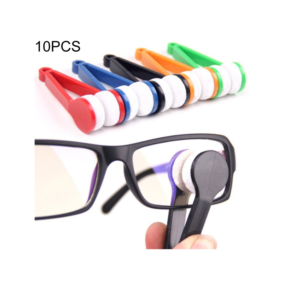Deal Or No Deal 10 Pcs Multifunction Portable Glasses Wipe Glasses Clean Wipe Microfiber Cleaning Cloth, Random Color Delivery