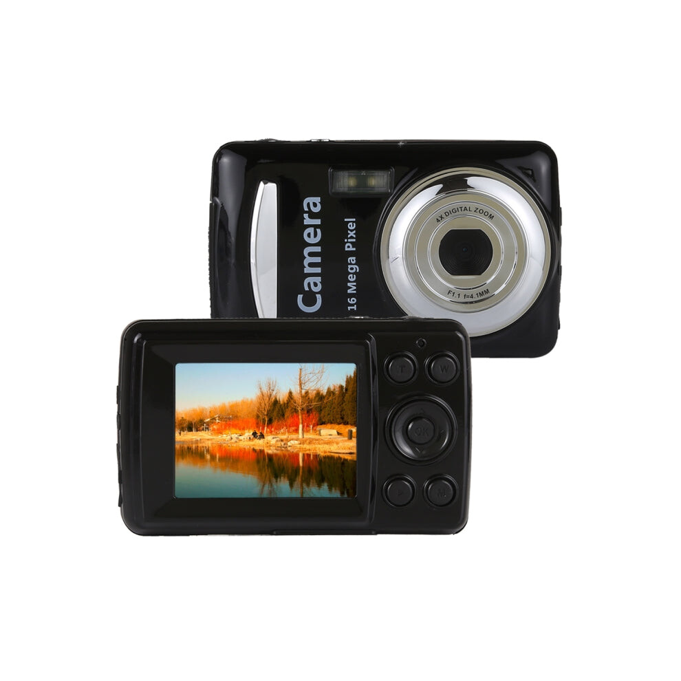 1280X720p Hd 4X Digital Zoom 16.0 Mp Digital Video Camera Recorder With 2.4 Inch Tft Screen(Black) Black 8053626635394