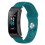 18mm Universal Reverse Buckle Wave Silicone Watch Band, Size:S(Green) 2