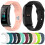 18mm Universal Reverse Buckle Wave Silicone Watch Band, Size:S(Green) 7