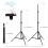 2 x 3m Photo Studio Background Support Stand Backdrop Crossbar Bracket(Black) 4