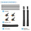 2 x 3m Photo Studio Background Support Stand Backdrop Crossbar Bracket(Black) 8