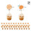 44 PCS/Set Citrus Pattern Themed Baby Birthday Party Decoration 6