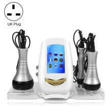 3-in-1 40K Ultrasonic Fat Blasting Device Radio Frequency Beauty Device Plastic Handle(UK Plug)