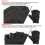 AK All-Purpose Outdoor Half Finger Gloves(Black) 6