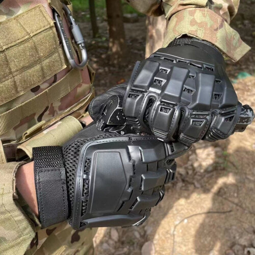 AK All-Purpose Outdoor Half Finger Gloves(Black) 1