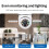 A6 2MP HD Light Bulb WiFi Camera Support Motion Detection/Two-way Audio/Night Vision/TF Card 10