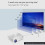 E600S 1920x1080P 400ANSI LCD LED Smart Projector, Same Screen Version, Plug Type:AU Plug 5
