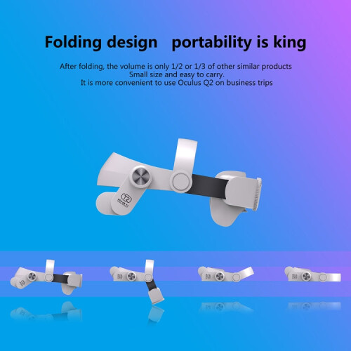 FIITVR T2 Adjustable VR Headset Hood Headband for Oculus Q2 2