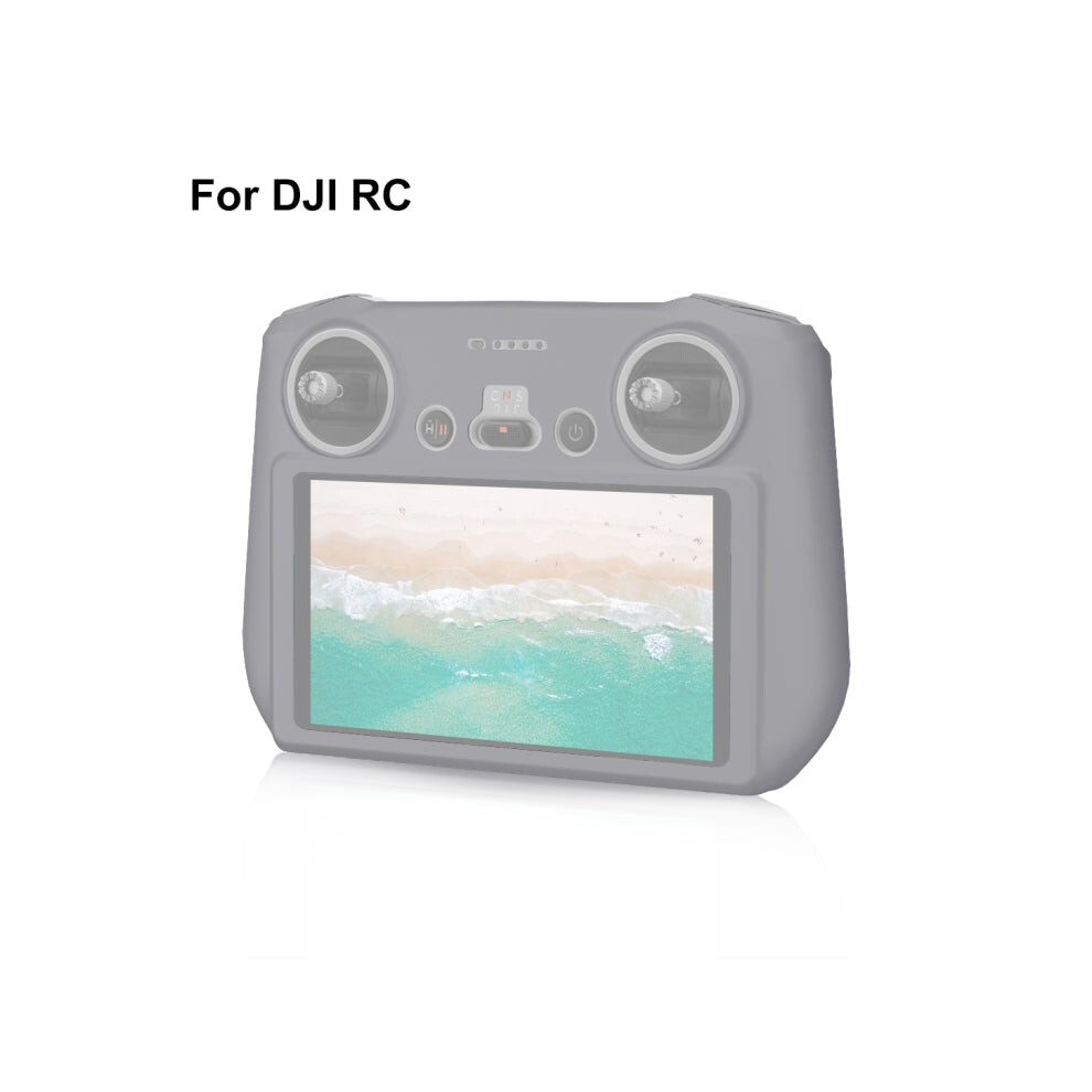 For DJI Mini 3 Pro / DJI RC with Screen PULUZ Silicone Protective Case(Grey)-image-OPC-PFBK867-NEW