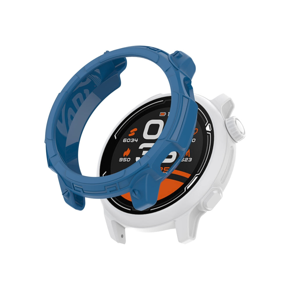 For Coros Pace 2 Armor Hollow Tpu Watch Case(Dark ) Blue 4051245201192