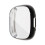 For Fitbit Versa 4 / Sense 2 Electroplating Full Coverage TPU Watch Case(Black) 1