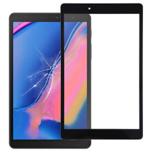 For Galaxy Tab A 8.0 2019 SM-T290 (WIFI Version) Front Screen Outer Glass Lens (Black)