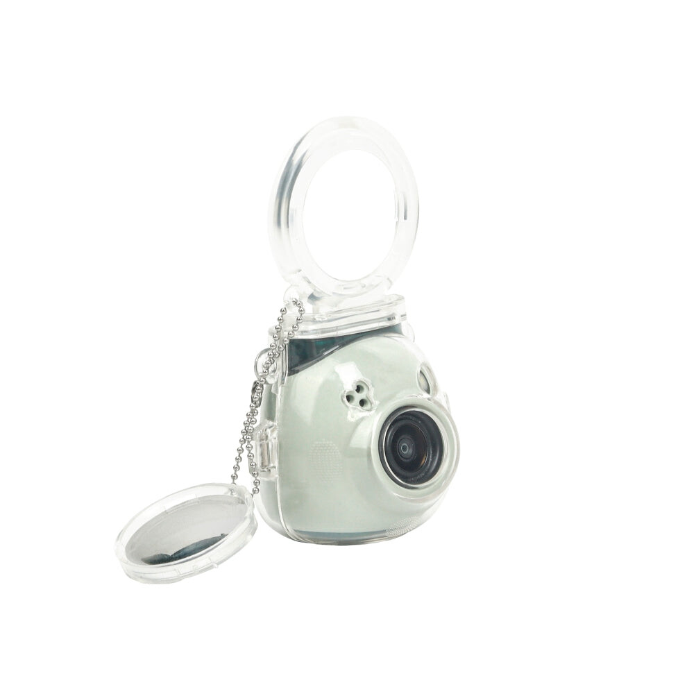 For Fujifilm Instax Pal Crystal Hard Case Camera Bag With Shoulder Strap (Transparent) 664689658992