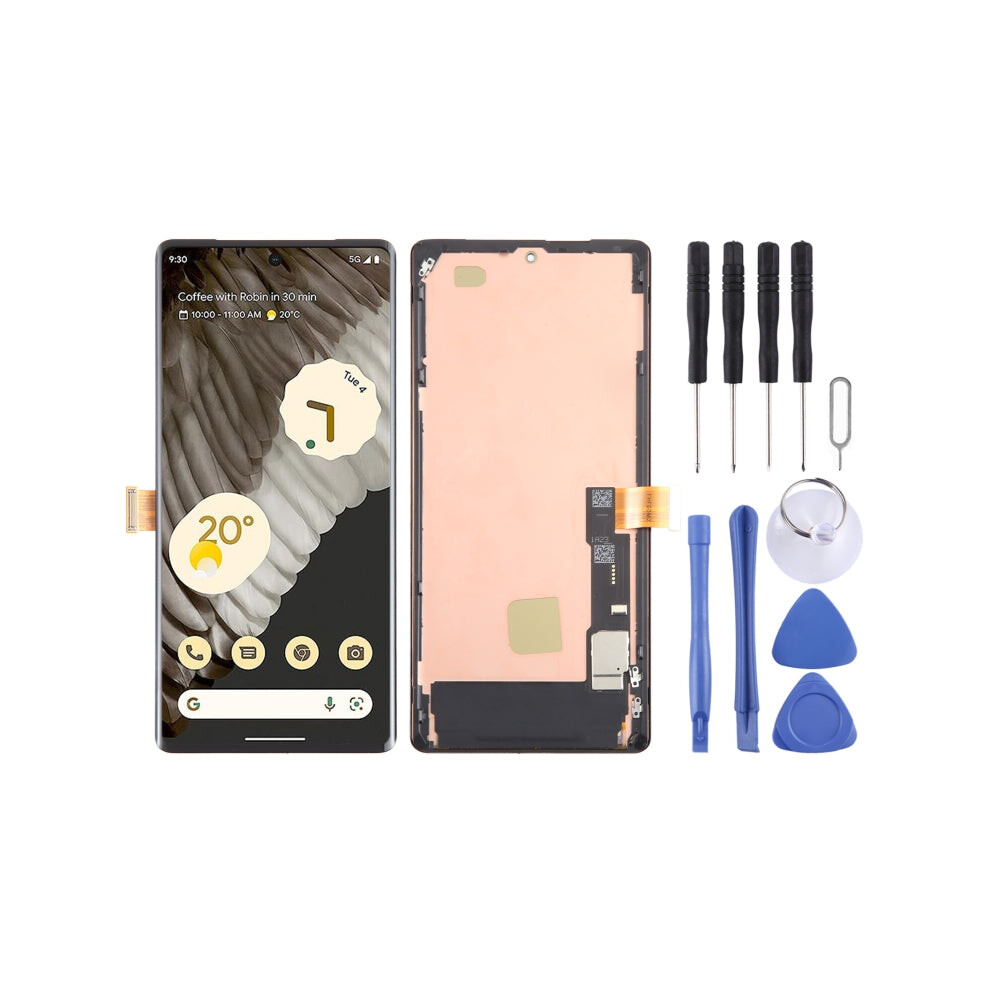 For Google Pixel 7 Pro Gp4bc Ge2ae Oled Lcd Screen Digitizer Full Assembly With Frame 8431777770360