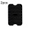 For NINJA DZ201 DZ401 Air Fryers 2pcs Silicone Pad Rectangular Liner(Black) 2