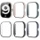 For Redmi Watch 4 PC + Tempered Glass Integrated Watch Protective Case(Black) 4