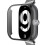 For Redmi Watch 4 PC + Tempered Glass Integrated Watch Protective Case(Black) 1