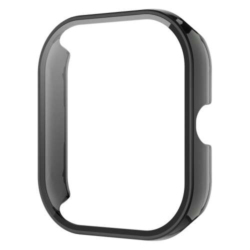 For Redmi Watch 4 PC + Tempered Glass Integrated Watch Protective Case(Black) 2