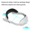 For Oculus Quest 2 VR SHINECON OS01 Adjustable All -In -One Head Strap VR Accessories(White) 5