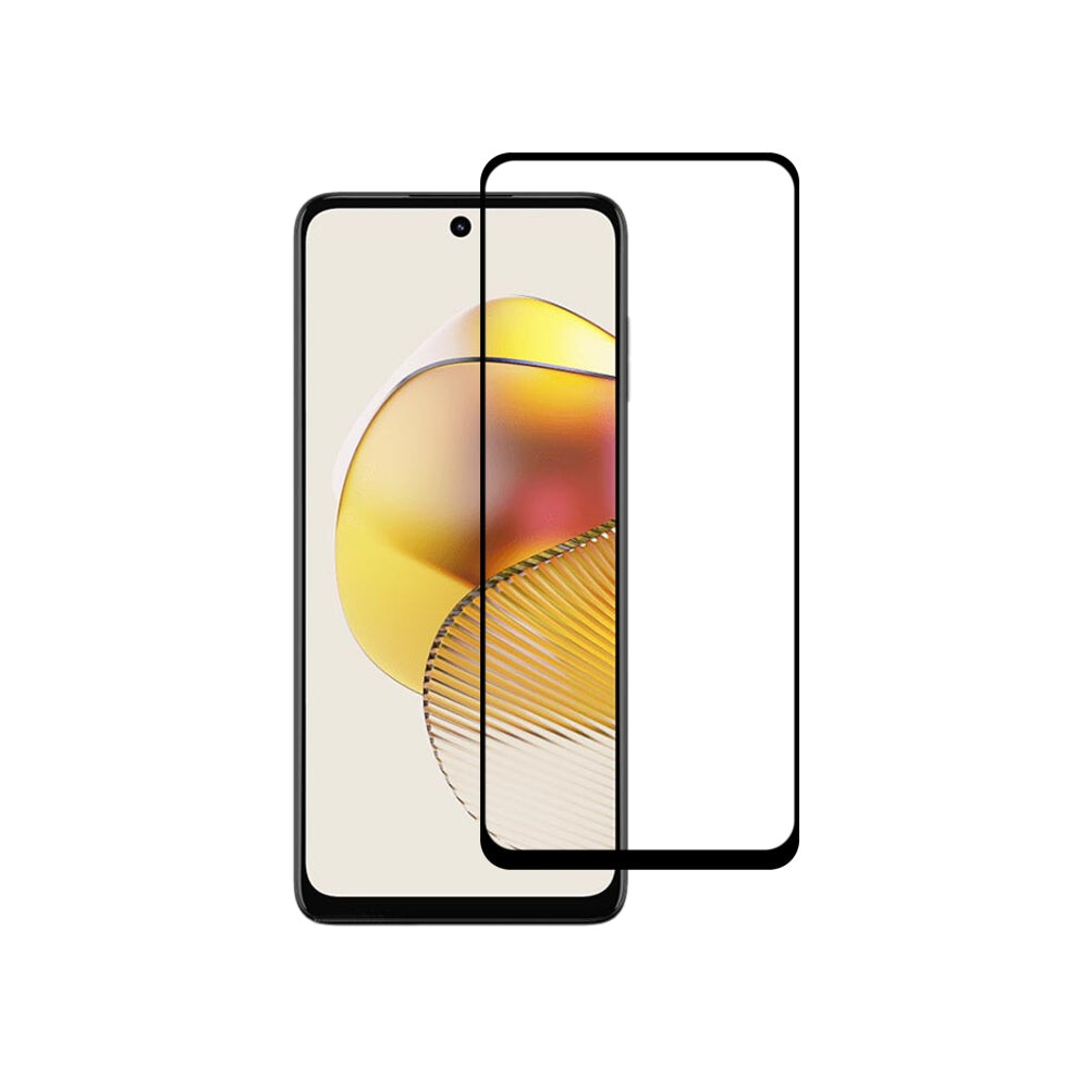 For Motorola Moto G73 Full Glue Full Cover Screen Protector Tempered Glass Film 664689926237
