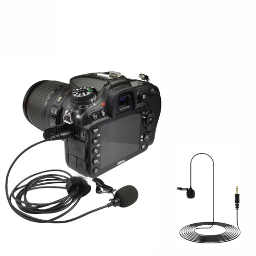 Rode Wireless Camera Lavalier Microphone - 1.5m Black Cable, Clip-On Wireless Mic for Clear On-Camera Audio 2