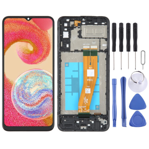 For Samsung Galaxy A04E SM-A042 LCD Screen for Digitizer Full Assembly with Frame 1