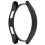 For Samsung Galaxy Watch 6 Classic 47mm Half Coverage Hollow PC Watch Protective Case(Black) 6