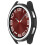 For Samsung Galaxy Watch 6 Classic 47mm Half Coverage Hollow PC Watch Protective Case(Black) 3