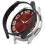 For Samsung Galaxy Watch 6 Classic 47mm Half Coverage Hollow PC Watch Protective Case(Black) 2