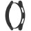 For Samsung Galaxy Watch 6 Classic 47mm Half Coverage Hollow PC Watch Protective Case(Black) 5