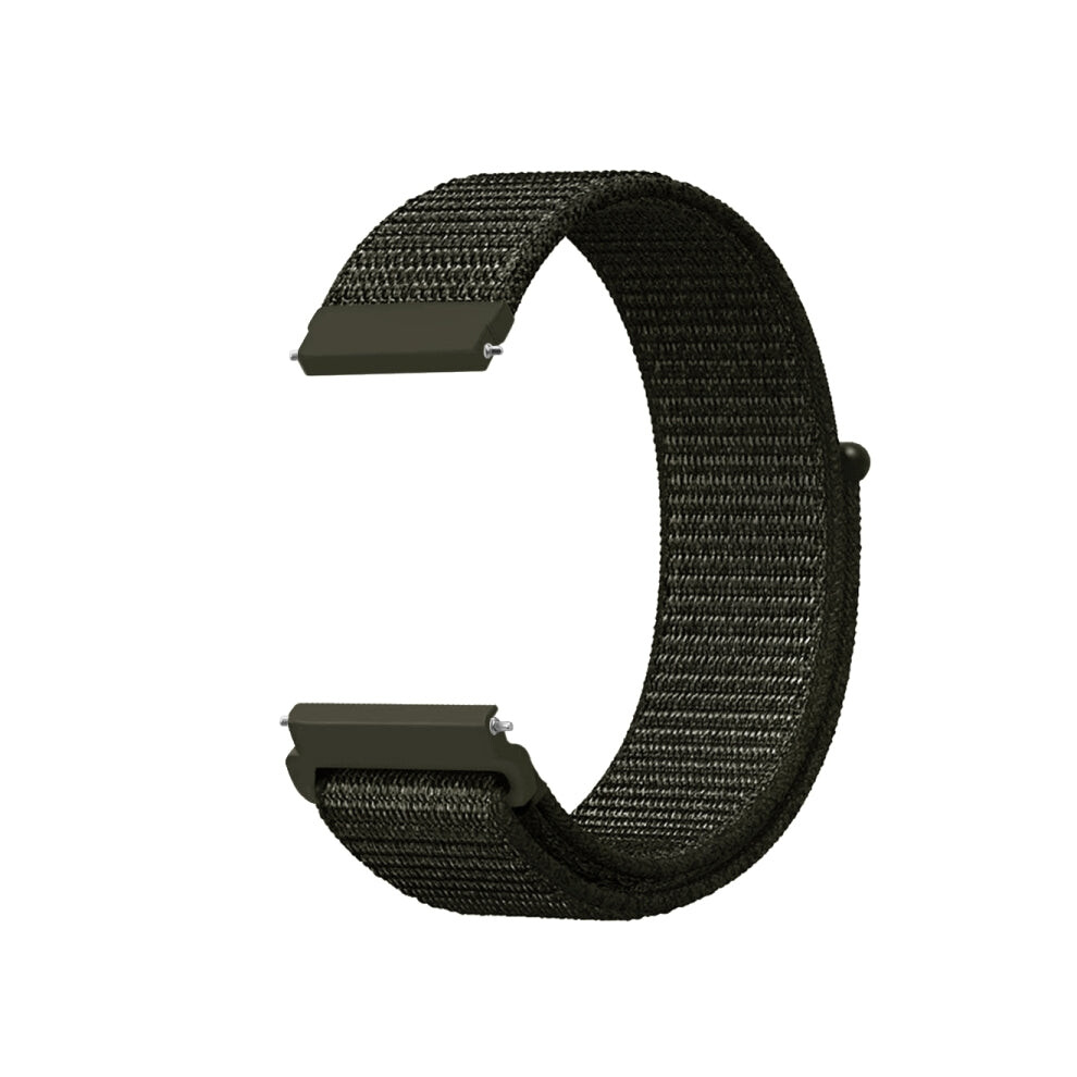 For Samsung Galaxy Watch 46Mm Nylon Braided Watch Band(Armygreen) Green 8431777713862