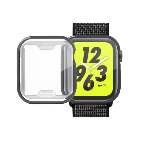 Full Coverage Plating TPU Case for Apple Watch Series 5 & 4 40mm(Black) 1