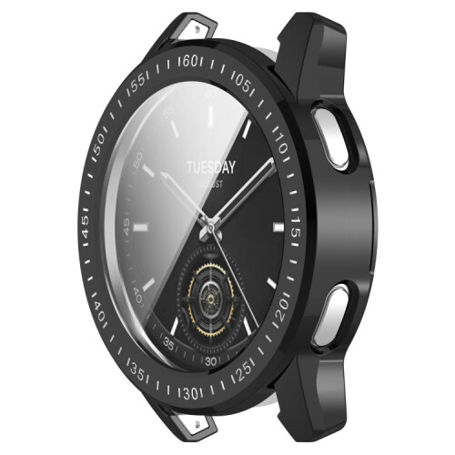 For Xiaomi Watch S3 Full Package TPU Electroplated Watch Protective Case(Black) 2